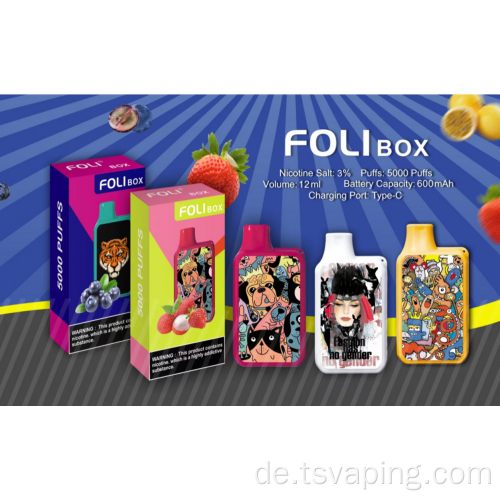 Foli Box wiederaufladbare Einweg -Vape -Netzspule
